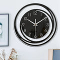 Acrylic Wall Clock Black Silent Operation-Home Decor > Clocks-casanuva-casanuva