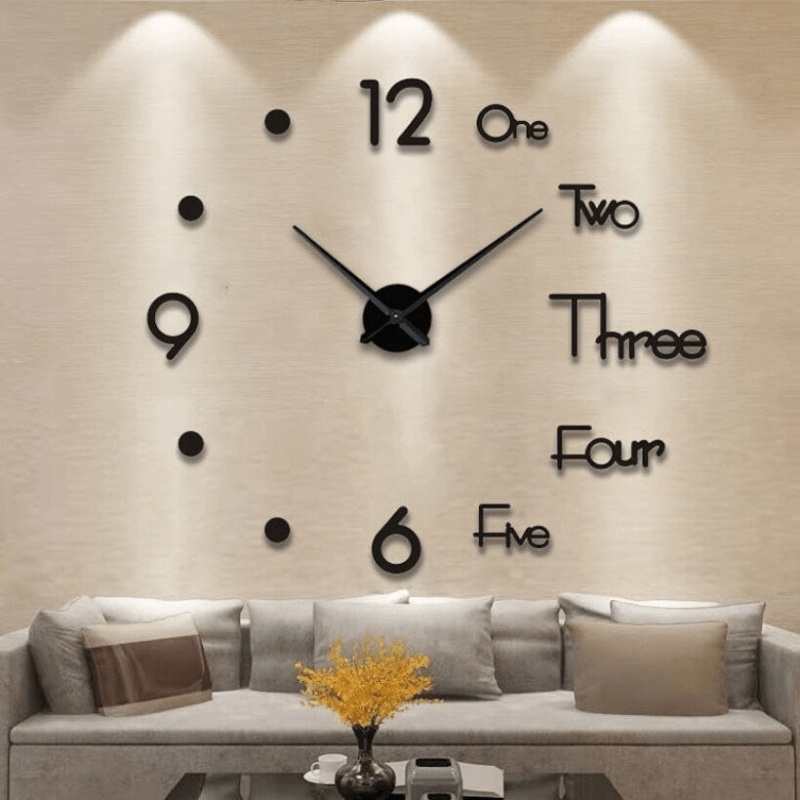 Acrylic Wall Clock Modern Design for Home or Office Decor-Home Decor > Clocks-casanuva-Variant 1-Small (40cm)-casanuva