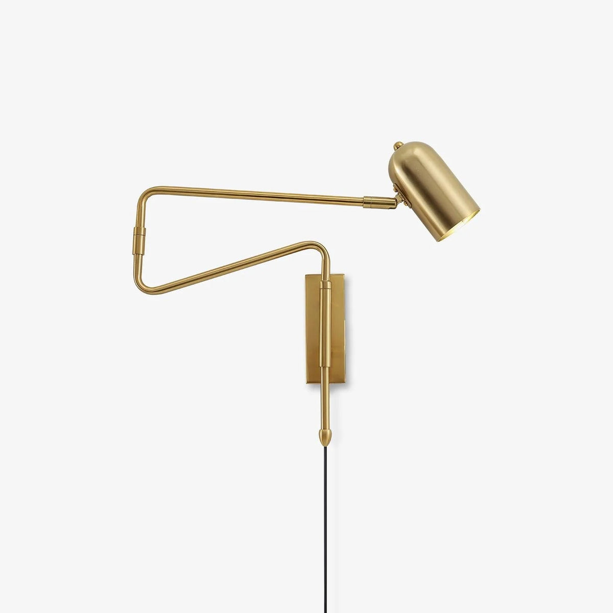 Adjustable Plug In Wall Lamp with Arm-Lighting > Wall Lights-casanuva-casanuva