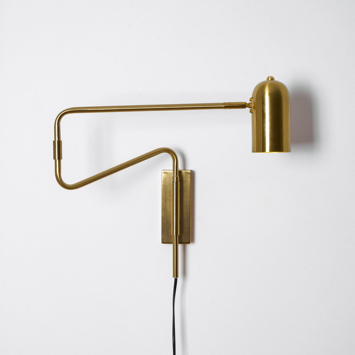 Adjustable Plug In Wall Lamp with Arm-Lighting > Wall Lights-casanuva-casanuva