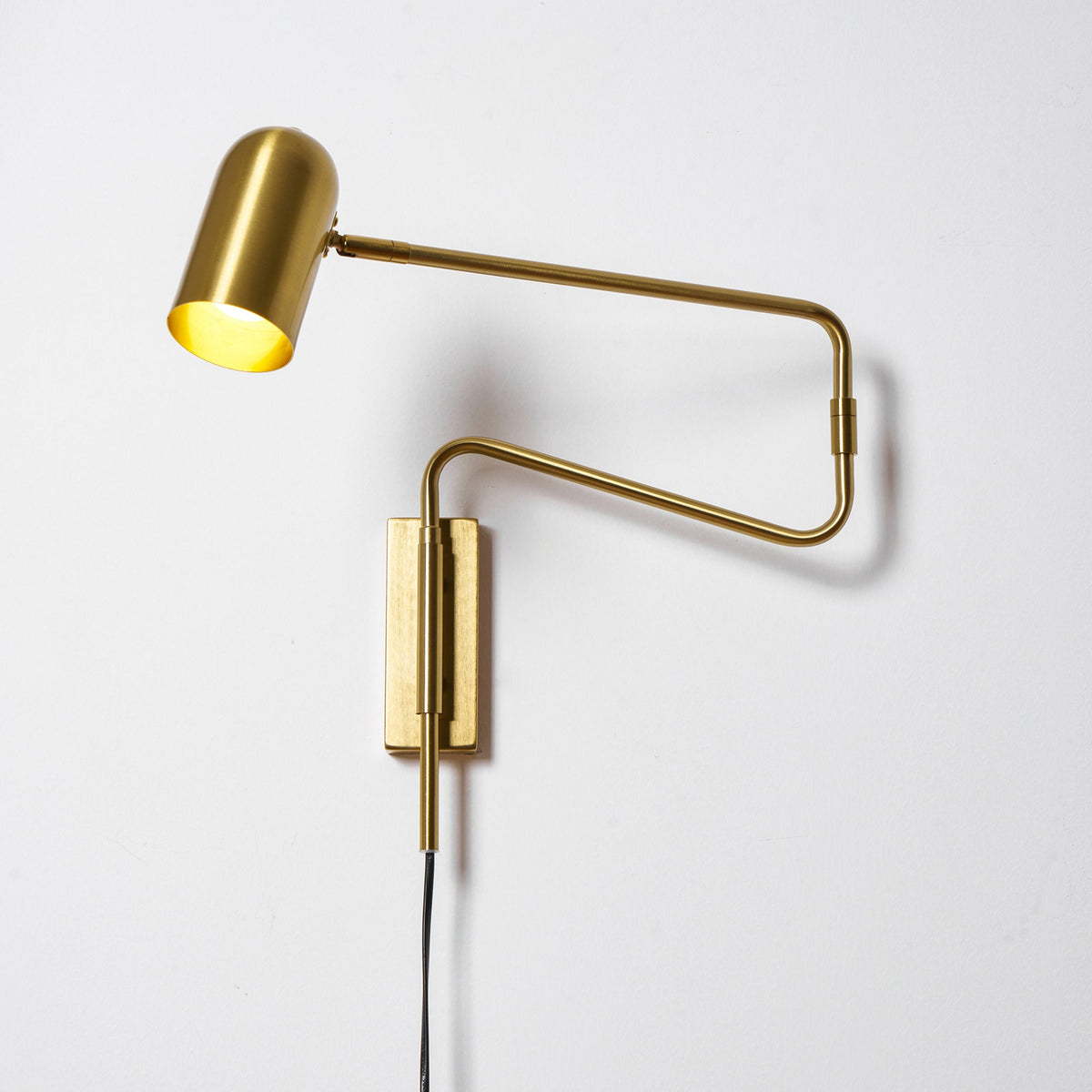 Adjustable Plug In Wall Lamp with Arm-Lighting > Wall Lights-casanuva-casanuva