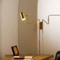 Adjustable Plug In Wall Lamp with Arm-Lighting > Wall Lights-casanuva-casanuva