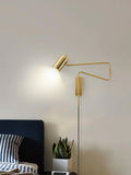 Adjustable Plug In Wall Lamp with Arm-Lighting > Wall Lights-casanuva-casanuva