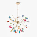 Agate Chandelier Light Fixture-Lighting > Chandeliers & Pendant Lights-casanuva-casanuva