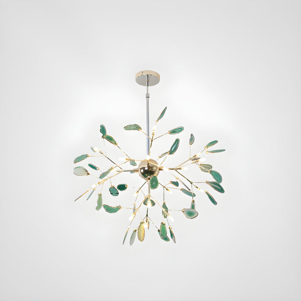 Agate Chandelier Light Fixture-Lighting > Chandeliers & Pendant Lights-casanuva-casanuva