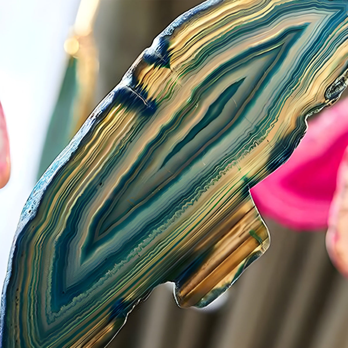 Agate Chandelier Light Fixture-Lighting > Chandeliers & Pendant Lights-casanuva-casanuva
