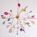 Agate Chandelier Light Fixture-Lighting > Chandeliers & Pendant Lights-casanuva-casanuva