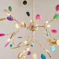 Agate Chandelier Light Fixture-Lighting > Chandeliers & Pendant Lights-casanuva-casanuva
