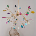Agate Chandelier Light Fixture-Lighting > Chandeliers & Pendant Lights-casanuva-casanuva