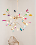 Agate Chandelier Light Fixture-Lighting > Chandeliers & Pendant Lights-casanuva-casanuva