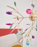 Agate Chandelier Light Fixture-Lighting > Chandeliers & Pendant Lights-casanuva-casanuva