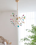 Agate Chandelier Light Fixture-Lighting > Chandeliers & Pendant Lights-casanuva-casanuva
