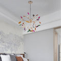 Agate Chandelier Light Fixture-Lighting > Chandeliers & Pendant Lights-casanuva-casanuva