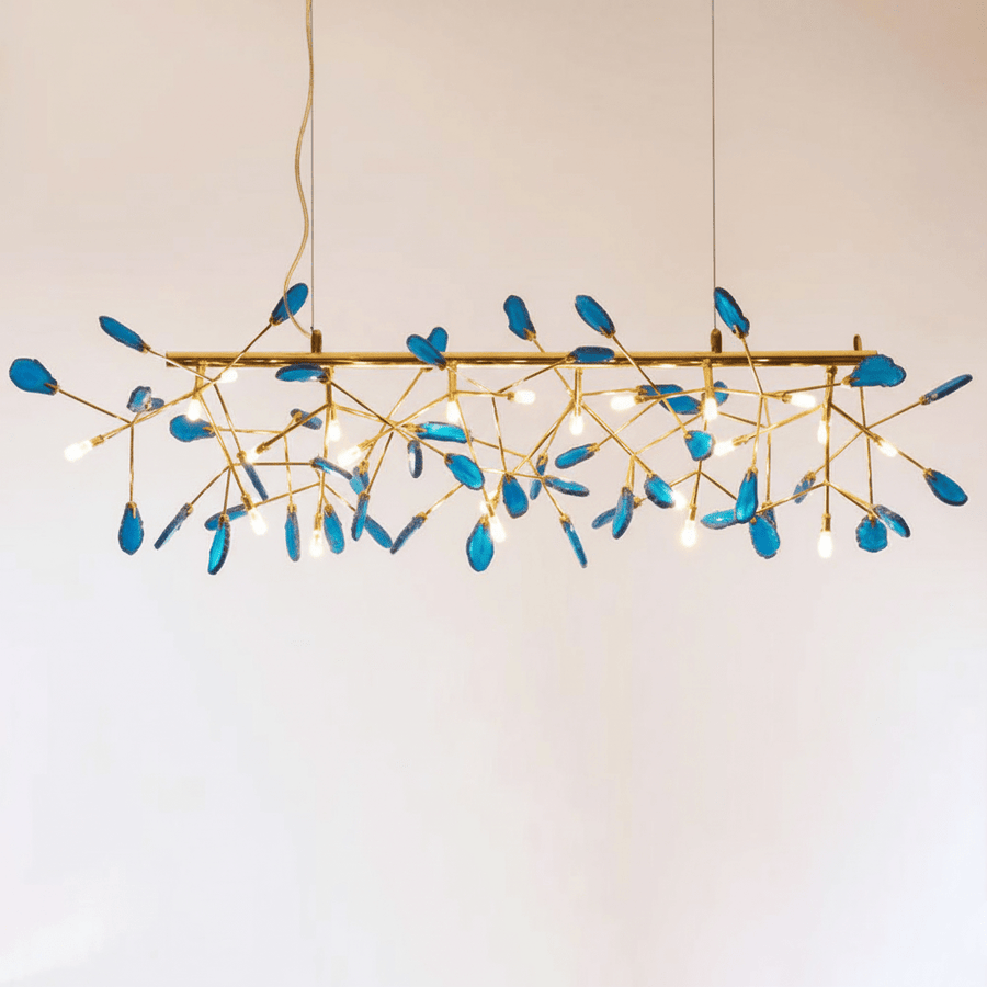 Agate Chandelier Light Fixture-Lighting > Chandeliers & Pendant Lights-casanuva-casanuva