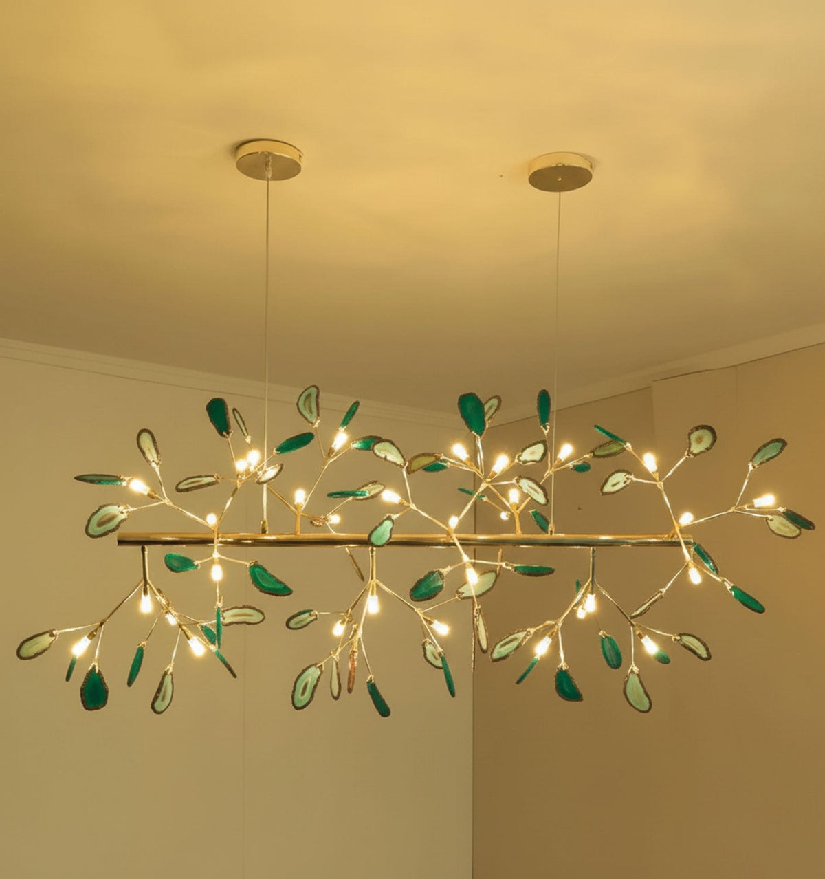 Agate Chandelier Light Fixture-Lighting > Chandeliers & Pendant Lights-casanuva-casanuva