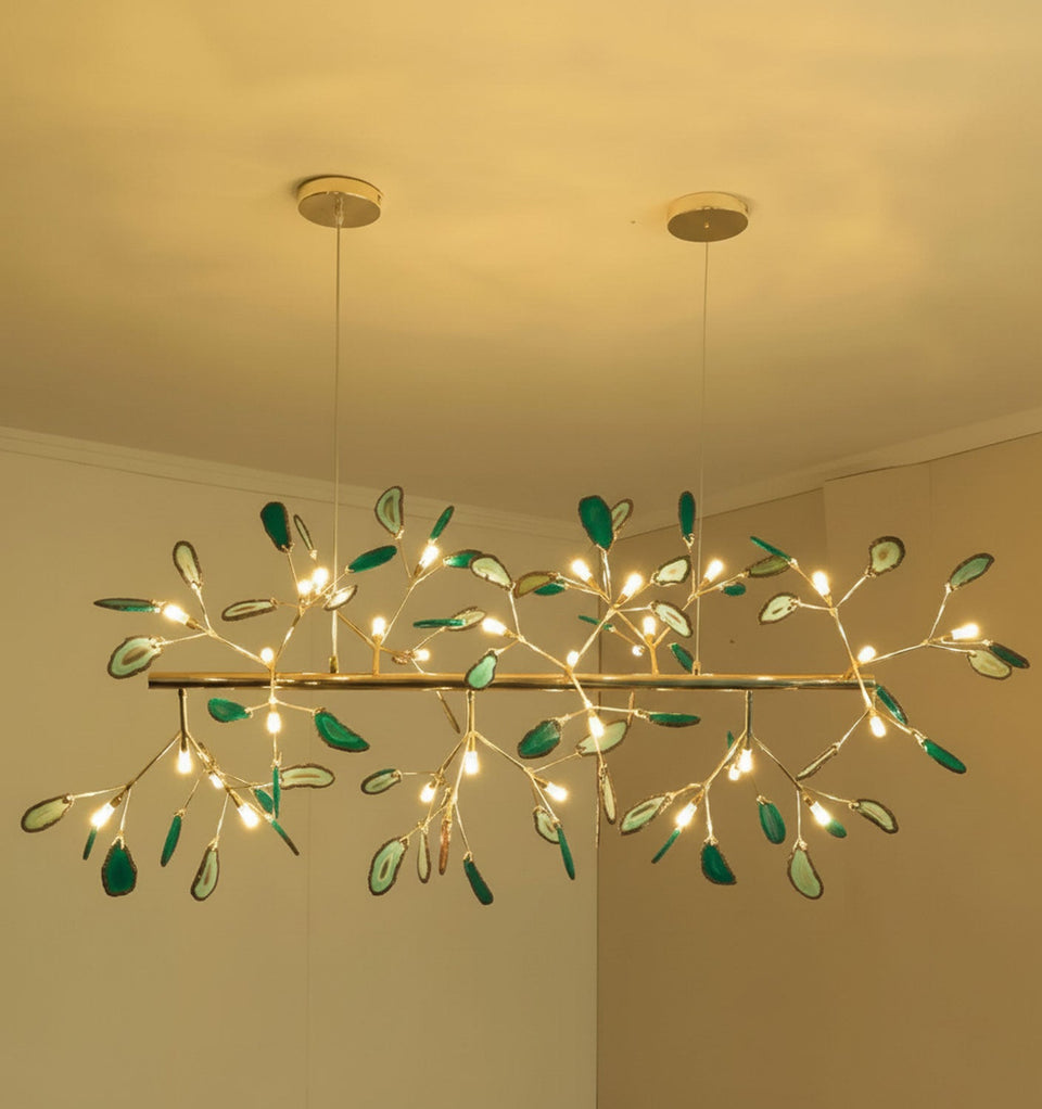Agate Chandelier Light Fixture-Lighting > Chandeliers & Pendant Lights-casanuva-casanuva