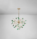 Agate Chandelier Light Fixture-Lighting > Chandeliers & Pendant Lights-casanuva-20 heads 75cmx55cm-Green-casanuva