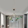 Agate Chandelier Light Fixture-Lighting > Chandeliers & Pendant Lights-casanuva-casanuva