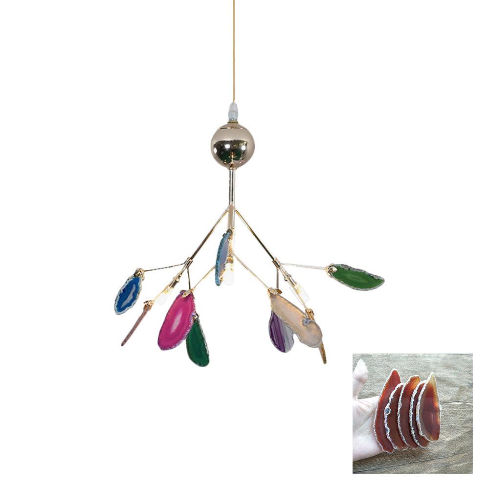 Agate Chandelier Light Fixture-Lighting > Chandeliers & Pendant Lights-casanuva-casanuva