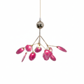 Agate Chandelier Light Fixture-Lighting > Chandeliers & Pendant Lights-casanuva-4 heads 30cmx30cm-Pink-casanuva