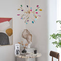 Agate Chandelier Light Fixture-Lighting > Chandeliers & Pendant Lights-casanuva-casanuva