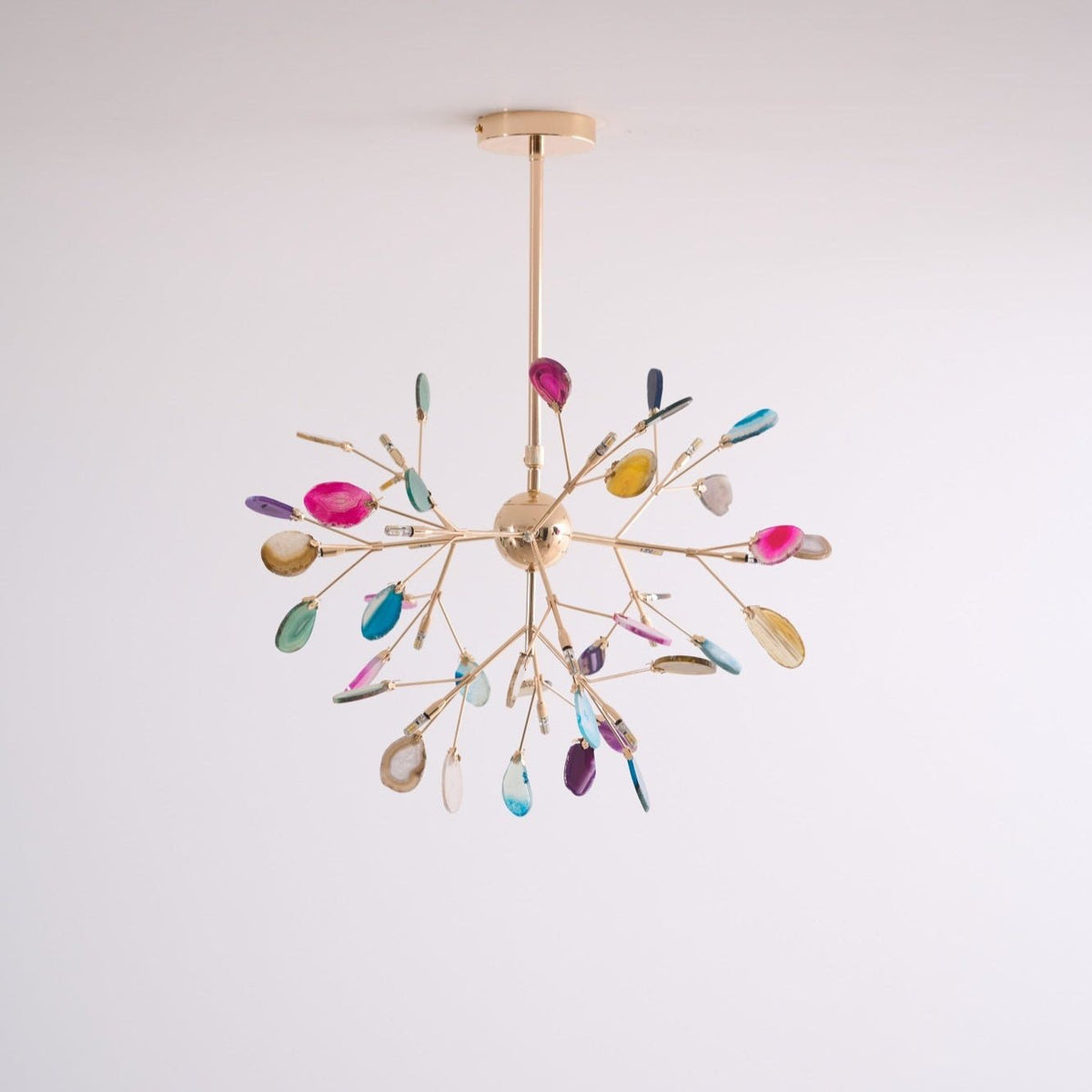 Agate Chandelier Light Fixture-Lighting > Chandeliers & Pendant Lights-casanuva-casanuva