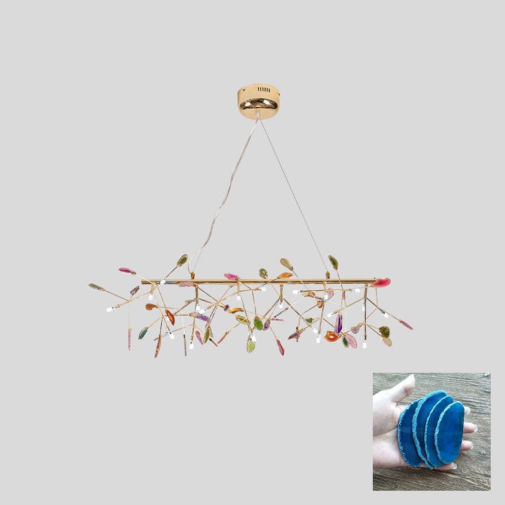 Agate Chandelier Light Fixture-Lighting > Chandeliers & Pendant Lights-casanuva-casanuva