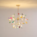 Agate Chandelier Light Fixture-Lighting > Chandeliers & Pendant Lights-casanuva-casanuva