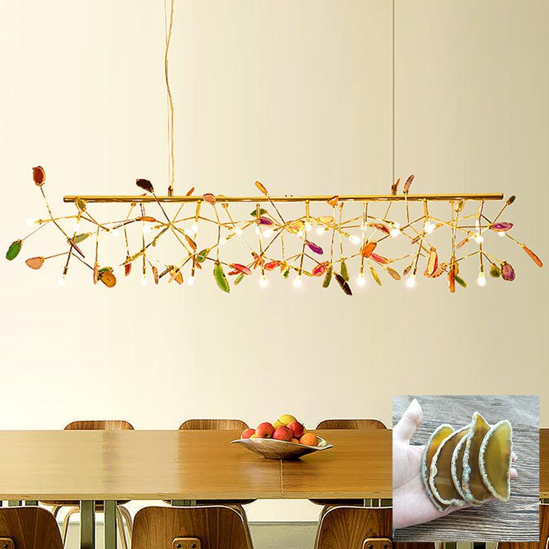 Agate Chandelier Light Fixture-Lighting > Chandeliers & Pendant Lights-casanuva-casanuva