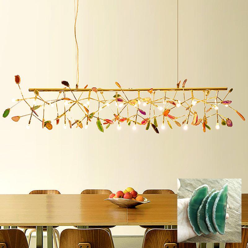 Agate Chandelier Light Fixture-Lighting > Chandeliers & Pendant Lights-casanuva-casanuva