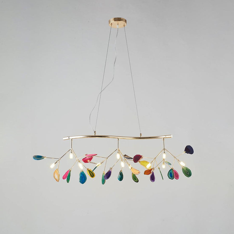Agate Chandelier Light Fixture-Lighting > Chandeliers & Pendant Lights-casanuva-casanuva