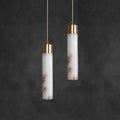 Alabaster Brass Pendant Lamp-Lighting > Pendant Lights-casanuva-casanuva