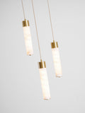 Alabaster Brass Pendant Lamp-Lighting > Pendant Lights-casanuva-casanuva