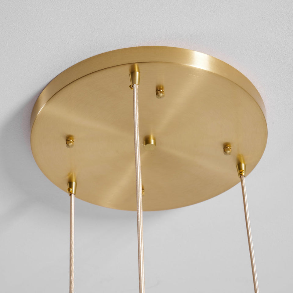 Alabaster Brass Pendant Lamp-Lighting > Pendant Lights-casanuva-casanuva