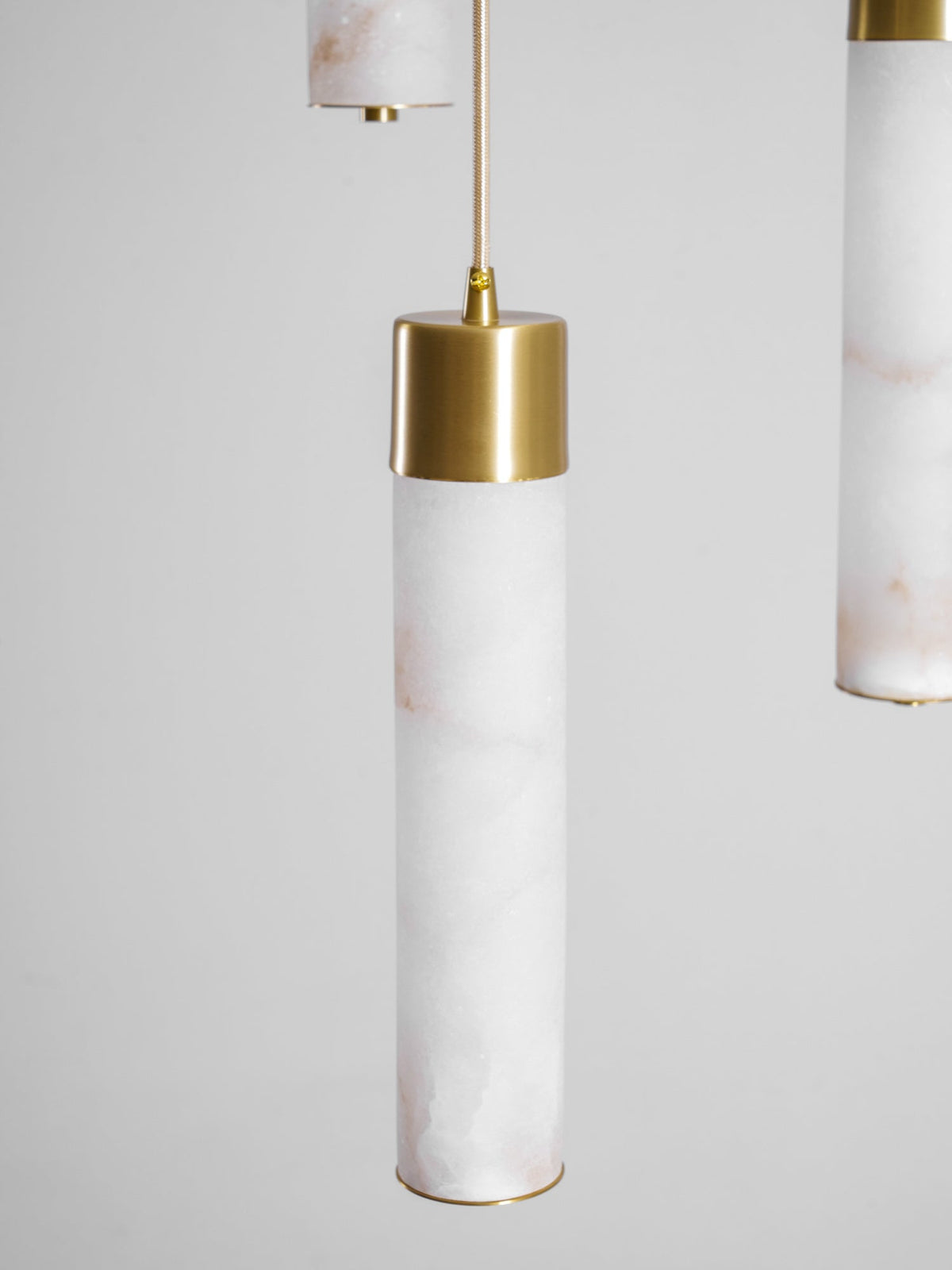 Alabaster Brass Pendant Lamp-Lighting > Pendant Lights-casanuva-casanuva