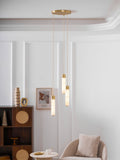 Alabaster Brass Pendant Lamp-Lighting > Pendant Lights-casanuva-casanuva