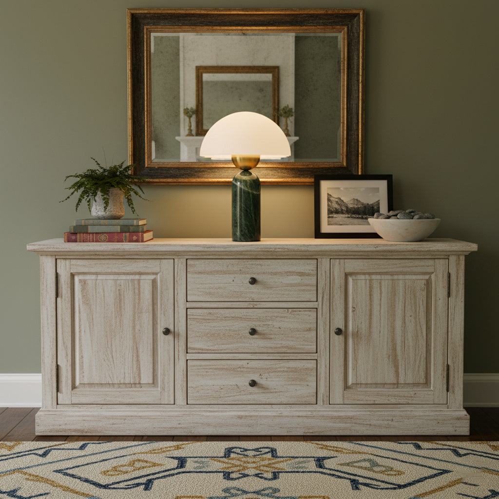 Alabaster Table Lamp with Elegant Design-Lighting > Table Lamps-casanuva-casanuva