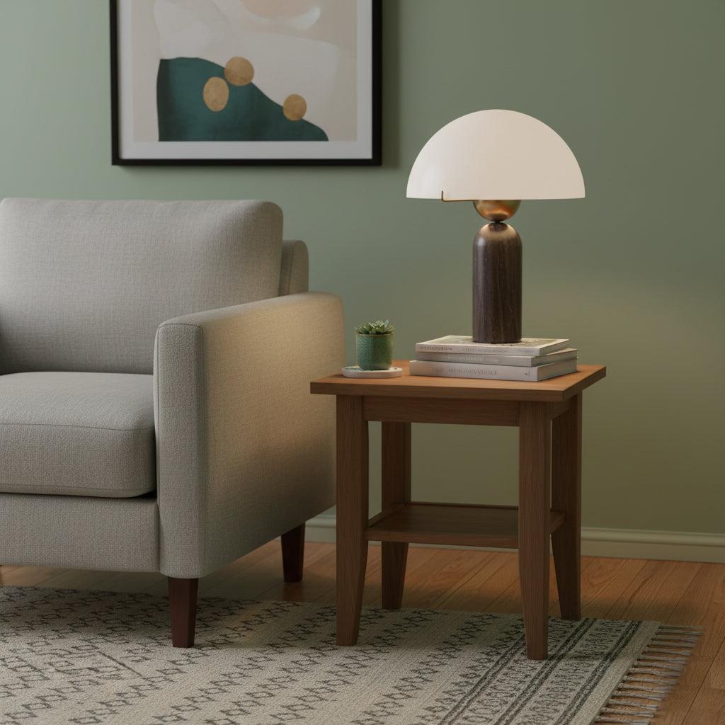 Alabaster Table Lamp with Elegant Design-Lighting > Table Lamps-casanuva-casanuva