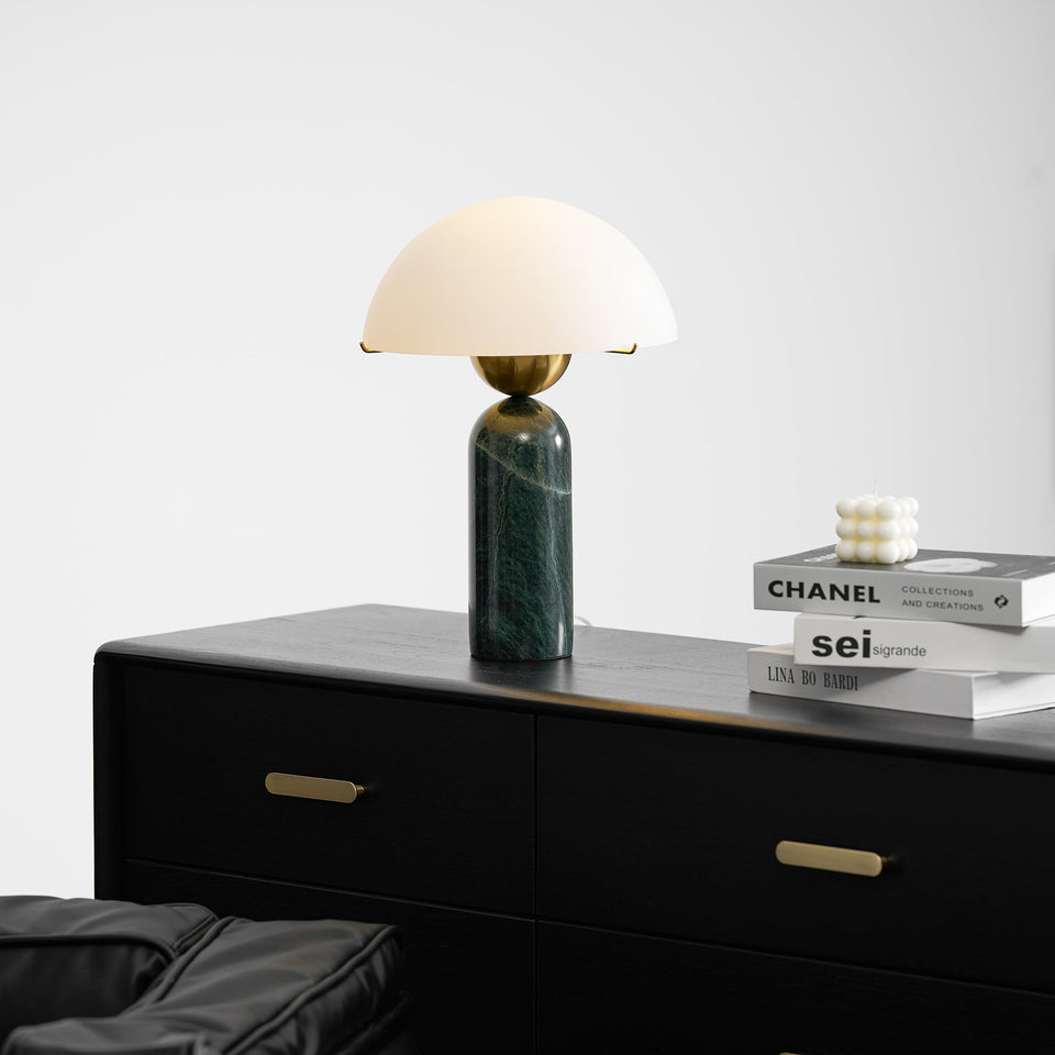 Alabaster Table Lamp with Elegant Design-Lighting > Table Lamps-casanuva-casanuva