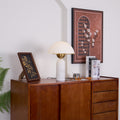Alabaster Table Lamp with Elegant Design-Lighting > Table Lamps-casanuva-casanuva