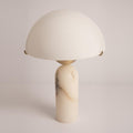 Alabaster Table Lamp with Elegant Design-Lighting > Table Lamps-casanuva-30cmx45cm-White Alabaster-US plug-casanuva