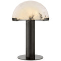 Alabaster Table Lamp with Elegant Design-Lighting > Table Lamps-casanuva-30cmx50cm-Black & White Alabaster-American plug-casanuva