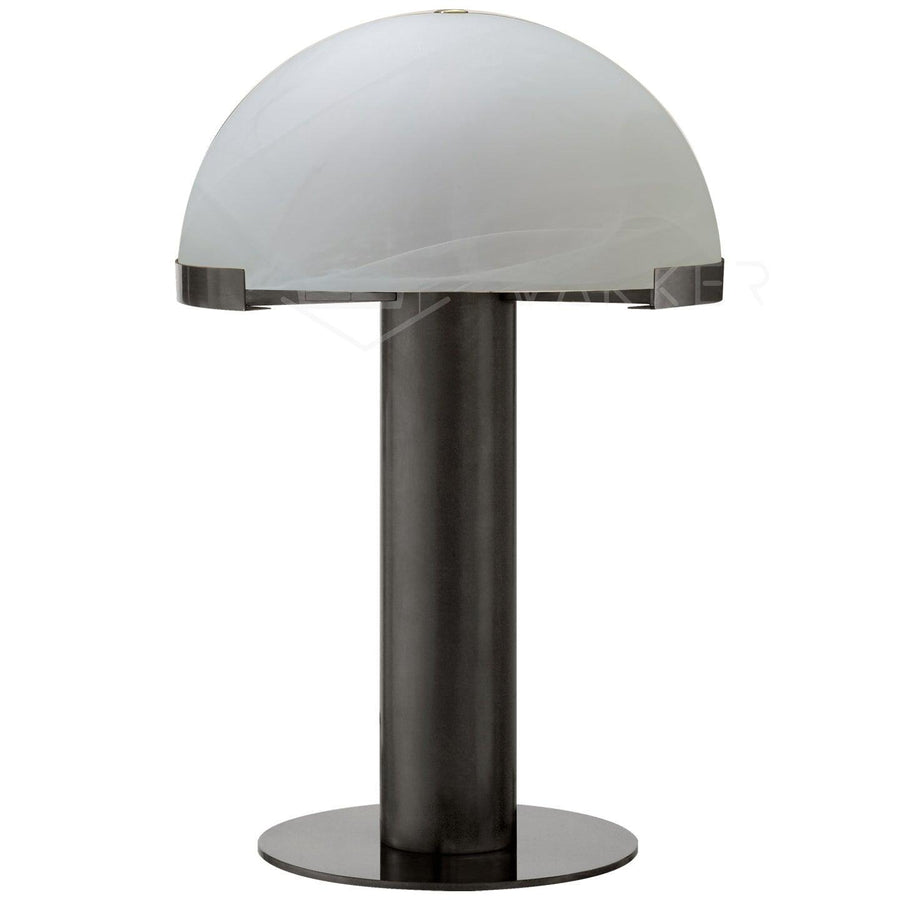 Alabaster Table Lamp with Elegant Design-Lighting > Table Lamps-casanuva-30cmx50cm-Black & White Glass-American plug-casanuva