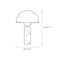 Alabaster Table Lamp with Elegant Design-Lighting > Table Lamps-casanuva-casanuva