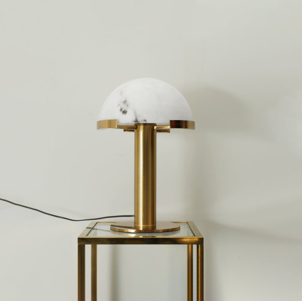 Alabaster Table Lamp with Elegant Design-Lighting > Table Lamps-casanuva-casanuva