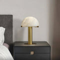 Alabaster Table Lamp with Elegant Design-Lighting > Table Lamps-casanuva-casanuva