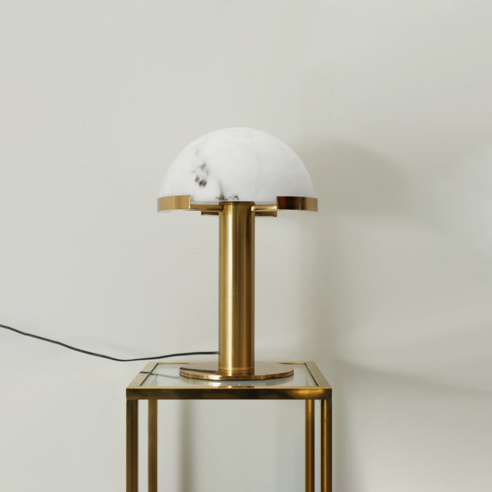 Alabaster Table Lamp with Elegant Design-Lighting > Table Lamps-casanuva-casanuva