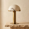Alabaster Table Lamp with Elegant Design-Lighting > Table Lamps-casanuva-casanuva