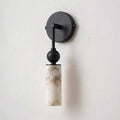 Alabaster Wall Lamp-Lighting > Wall Lights-casanuva-1 head 6cmx7cmx36cm-Black & White-casanuva