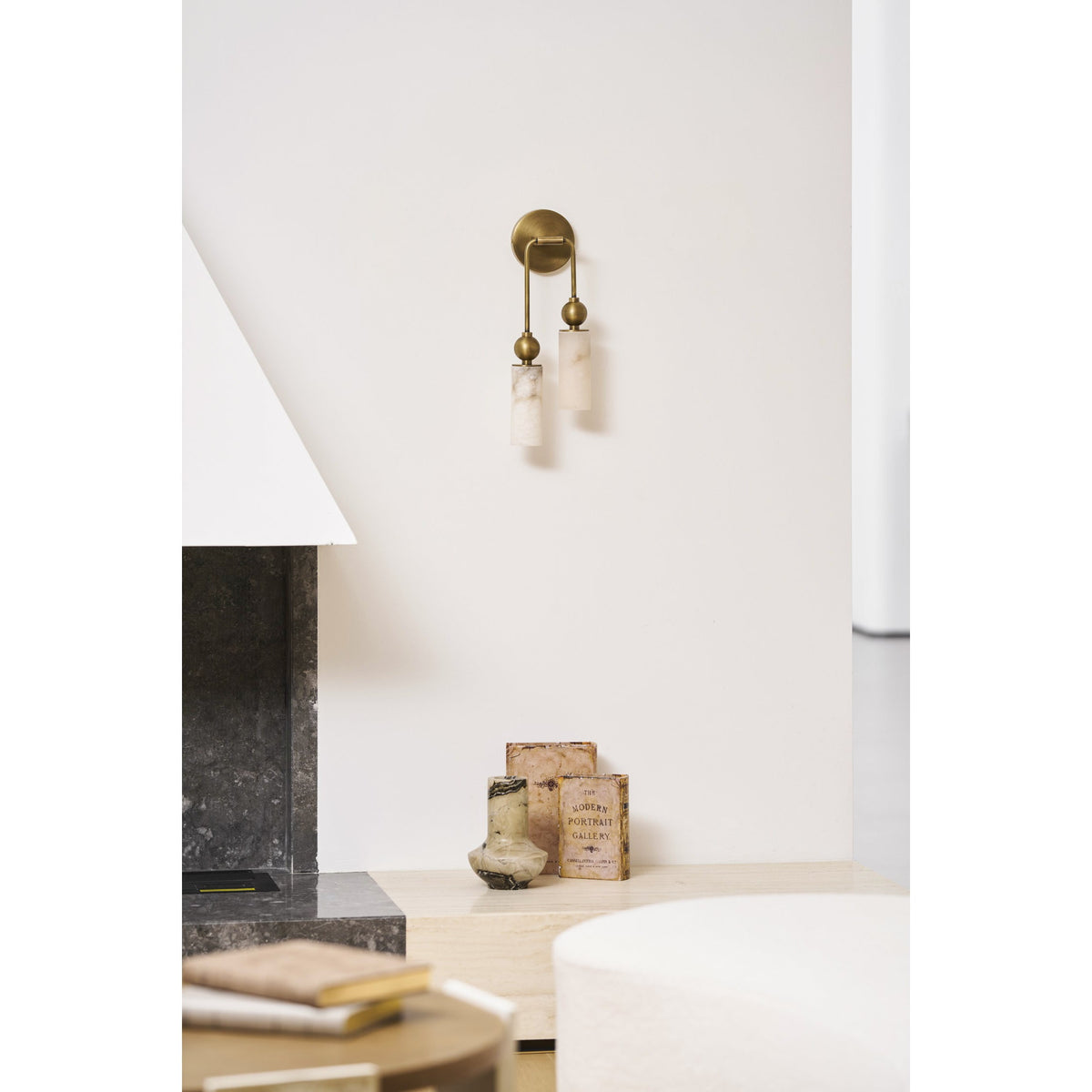 Alabaster Wall Lamp-Lighting > Wall Lights-casanuva-casanuva